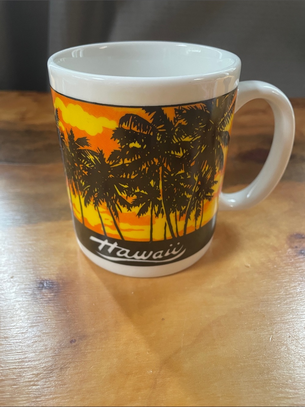 Vintage Hawaiian Souvenir Coffee Mug
